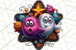 Cute Halloween Occupation Monsters PNG Clipart Product Image 4