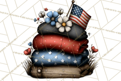 Americana Patriotic Summer Clipart Memorial Day July 4 Product Image 5