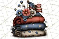 Americana Patriotic Summer Clipart Memorial Day July 4 Product Image 2