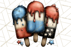 Americana Patriotic Summer Clipart Memorial Day July 4 Product Image 3