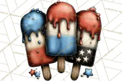 Americana Patriotic Summer Clipart Memorial Day July 4 Product Image 3