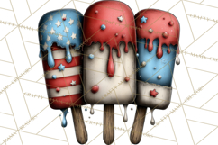 Americana Patriotic Summer Clipart Memorial Day July 4 Product Image 4