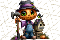 Cute Halloween Occupation Monsters PNG Clipart Product Image 5