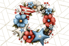 Americana Patriotic Summer Clipart Memorial Day July 4 Product Image 2
