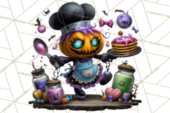 Cute Halloween Occupation Monsters PNG Clipart Product Image 3