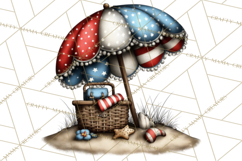 Americana Patriotic Summer Clipart Memorial Day July 4 Product Image 3