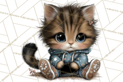 Kidcore Puppy Kitten Bear Clipart Cute Streetwear Animals Product Image 4