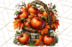 Feral Fall Friends Raccoon Opossum Squirrel Clipart Product Image 4