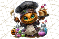 Cute Halloween Occupation Monsters PNG Clipart Product Image 4