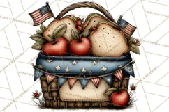 Americana Patriotic Summer Clipart Memorial Day July 4 Product Image 5