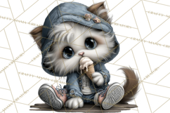 Kidcore Puppy Kitten Bear Clipart Cute Streetwear Animals Product Image 2