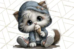 Kidcore Puppy Kitten Bear Clipart Cute Streetwear Animals Product Image 2