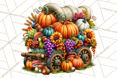 Feral Fall Friends Raccoon Opossum Squirrel Clipart Product Image 2