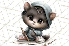 Kidcore Puppy Kitten Bear Clipart Cute Streetwear Animals Product Image 4