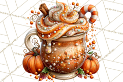 Feral Fall Friends Raccoon Opossum Squirrel Clipart Product Image 4