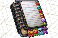 Halloween Teacher Clipart PNG School Bundle Product Image 3
