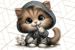 Kidcore Puppy Kitten Bear Clipart Cute Streetwear Animals Product Image 2