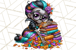 Halloween Teacher Clipart PNG School Bundle Product Image 5