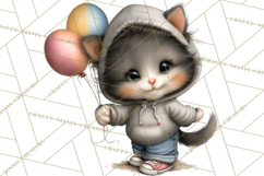 Kidcore Puppy Kitten Bear Clipart Cute Streetwear Animals Product Image 5