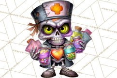 Cute Halloween Occupation Monsters PNG Clipart Product Image 2
