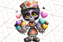 Cute Halloween Occupation Monsters PNG Clipart Product Image 3