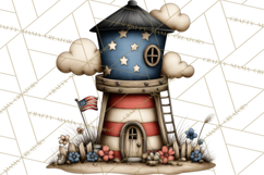 Americana Patriotic Summer Clipart Memorial Day July 4 Product Image 3