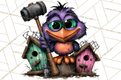 Cute Halloween Occupation Monsters PNG Clipart Product Image 4