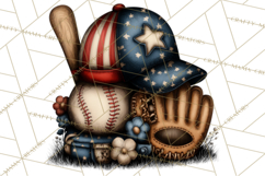 Americana Patriotic Summer Clipart Memorial Day July 4 Product Image 4