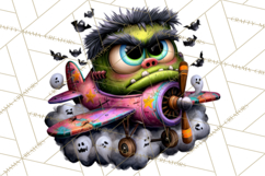 Cute Halloween Occupation Monsters PNG Clipart Product Image 3