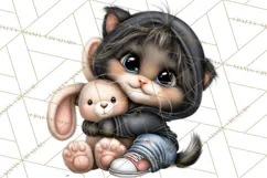 Kidcore Puppy Kitten Bear Clipart Cute Streetwear Animals Product Image 3