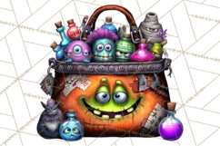 Cute Halloween Occupation Monsters PNG Clipart Product Image 3
