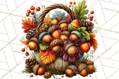 Feral Fall Friends Raccoon Opossum Squirrel Clipart Product Image 4