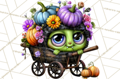 Cute Halloween Occupation Monsters PNG Clipart Product Image 4