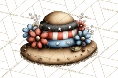 Americana Patriotic Summer Clipart Memorial Day July 4 Product Image 4