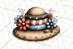 Americana Patriotic Summer Clipart Memorial Day July 4 Product Image 4