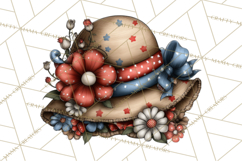 Americana Patriotic Summer Clipart Memorial Day July 4 Product Image 5