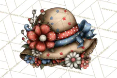 Americana Patriotic Summer Clipart Memorial Day July 4 Product Image 5