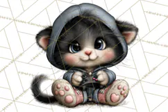 Kidcore Puppy Kitten Bear Clipart Cute Streetwear Animals Product Image 5