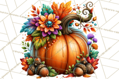 Feral Fall Friends Raccoon Opossum Squirrel Clipart Product Image 5