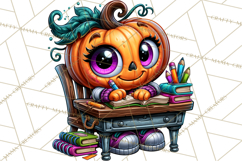 Halloween Teacher Clipart PNG School Bundle Product Image 2