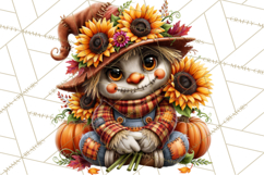 Feral Fall Friends Raccoon Opossum Squirrel Clipart Product Image 2