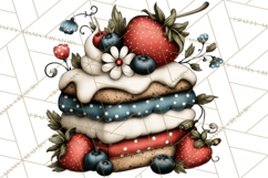 Americana Patriotic Summer Clipart Memorial Day July 4 Product Image 3