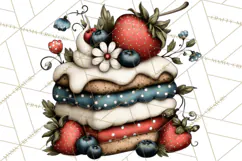 Americana Patriotic Summer Clipart Memorial Day July 4 Product Image 3