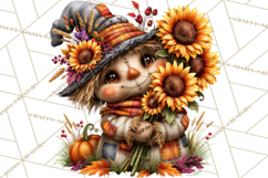 Feral Fall Friends Raccoon Opossum Squirrel Clipart Product Image 3