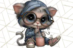 Kidcore Puppy Kitten Bear Clipart Cute Streetwear Animals Product Image 3