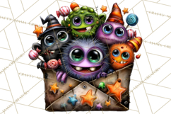 Cute Halloween Occupation Monsters PNG Clipart Product Image 4