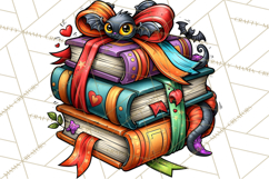 Halloween Teacher Clipart PNG School Bundle Product Image 5