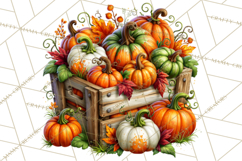 Feral Fall Friends Raccoon Opossum Squirrel Clipart Product Image 4