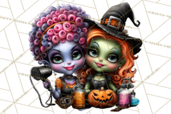 Cute Halloween Occupation Monsters PNG Clipart Product Image 2