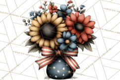 Americana Patriotic Summer Clipart Memorial Day July 4 Product Image 2